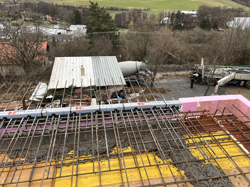 Monolitické betonové stropy lehké rezidenční nebo těžké průmyslové zatížení