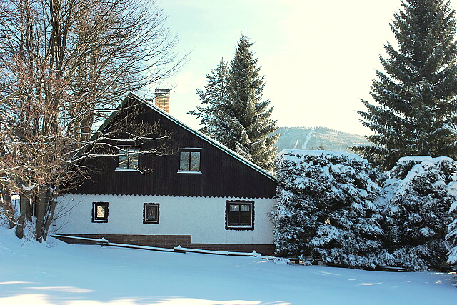 stylová chalupa u hotelu Harrachov