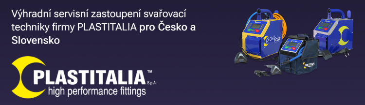 LUNA PLAST a.s. disponuje exkluzivním servisním zastoupením svařovací techniky Plastitalia