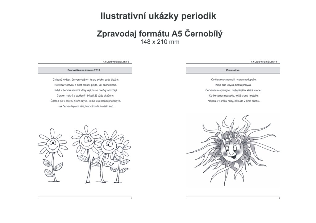 Návrh a tisk obecních zpravodajů - tiskárna z Frýdku-Místku