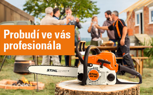 Motorové pily Stihl - akce Zlín