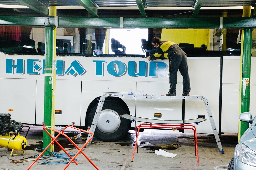 Výměny autoskel autobusů, Praha