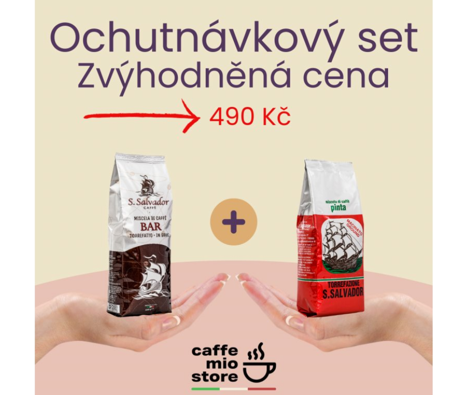 Ochutnávkový set zrnkových káv - Arabica a Robusta e-shop