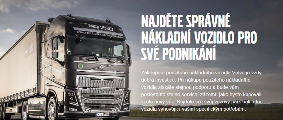 Prodej použitých nákladních vozů Volvo - kontaktujte přímo nás!