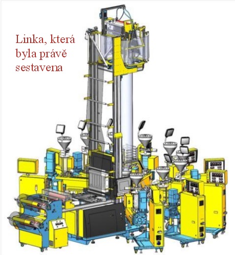 Linka na vyfukování tubulárních fólií