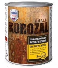 Korozal Email - vrchní syntetická barva pro leské nátěry kovových povrchů