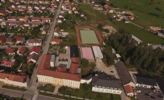 Město České Velenice, železniční a silniční přechod