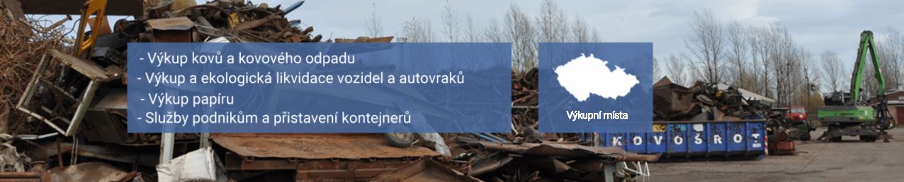 výkup a zpracování železa, kovového šrotu a barevných kovů