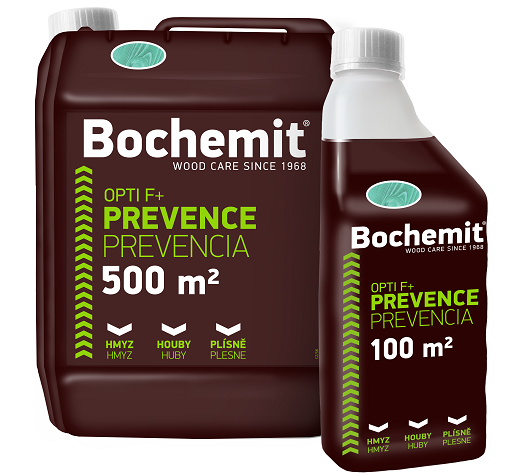 BOCHEMIT® Opti F+– kvalitní ochrana konstrukčního řeziva proti biotickým škůdcům