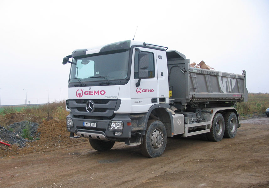 Špičková autodoprava stavebního materiálu Olomouc