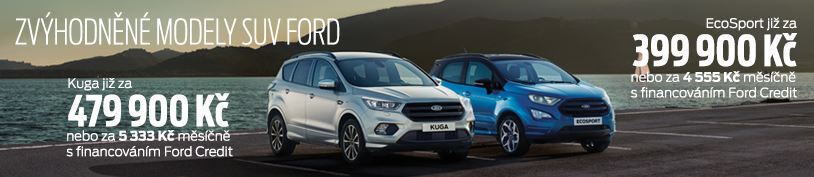 Sportovní vůz plný života to je Ford EcoSport - výkonný, bezpečný, prostorný a za bezkonkurenční ceny