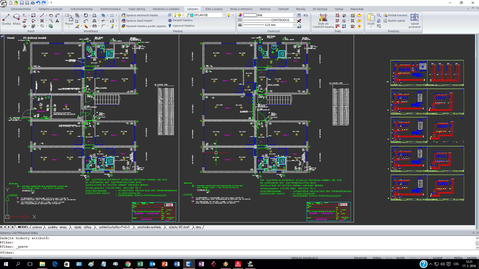 Projektování elektrických zařízení Zlín