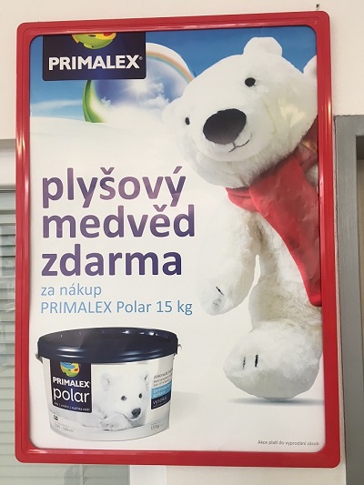 Primalex POLAR Bílý - nejvyšší stupeň „polární“ bělosti