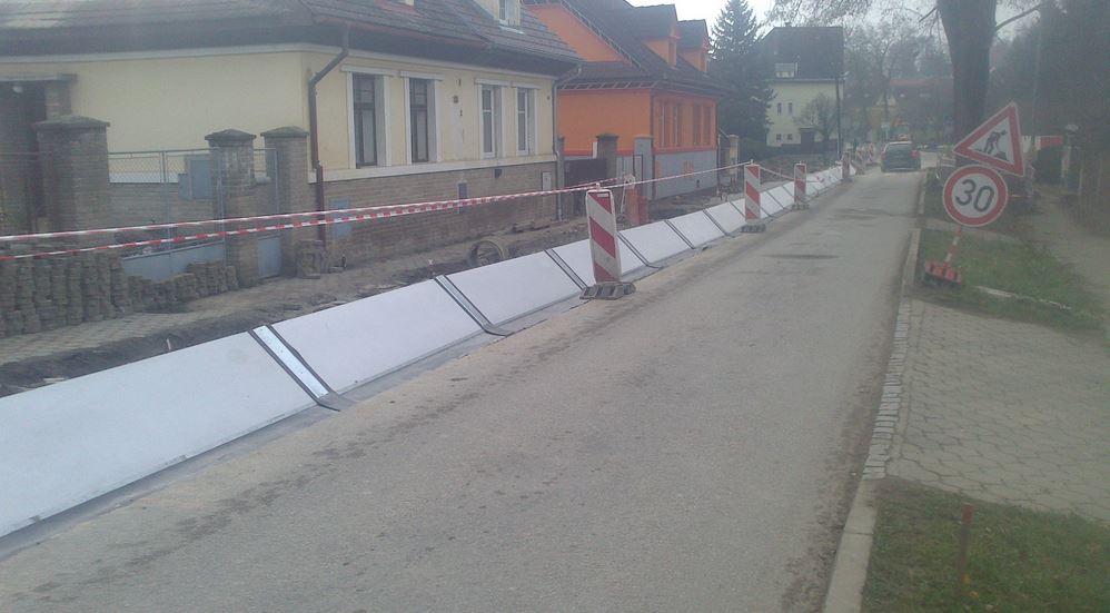 Výroba protipovodňových zábran Mladá Boleslav