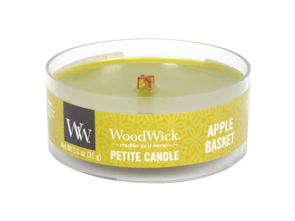 Woodwick Apple Basket svíčka petite