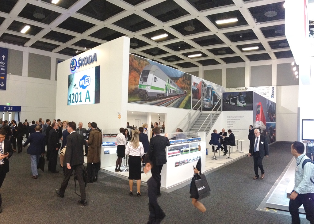 Expozice ŠKODA TRANSPORTATION, Innotrans 2016