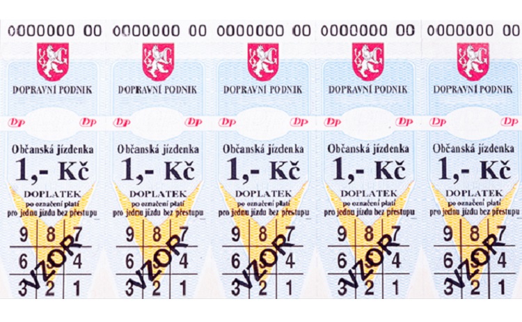 jízdenky v blocích