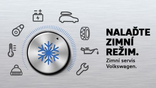 Zimní servisní prohlídka vozu Volkswagen, Znojmo