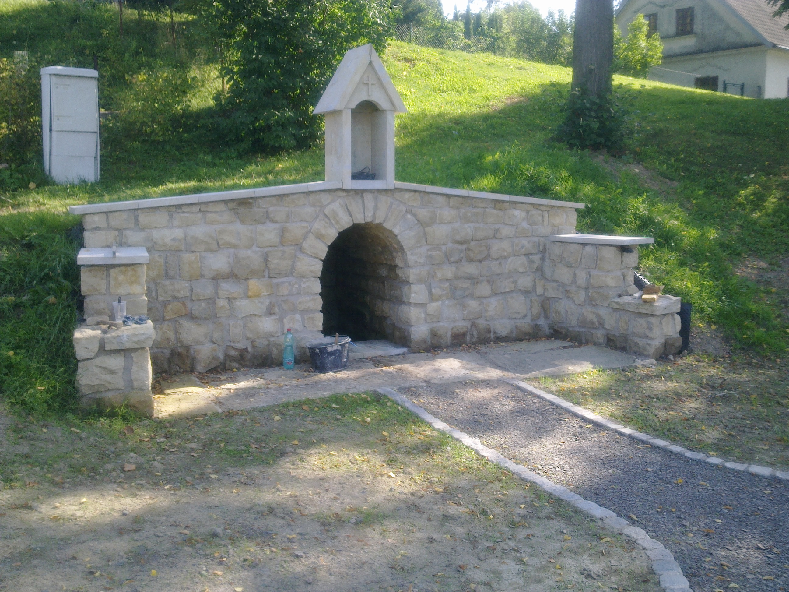 Studánka v obci Vlčkov