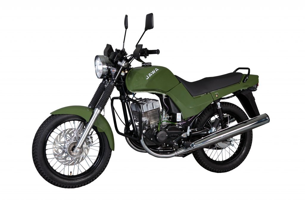 Výroba motocyklů JAWA 350 Style Millitary