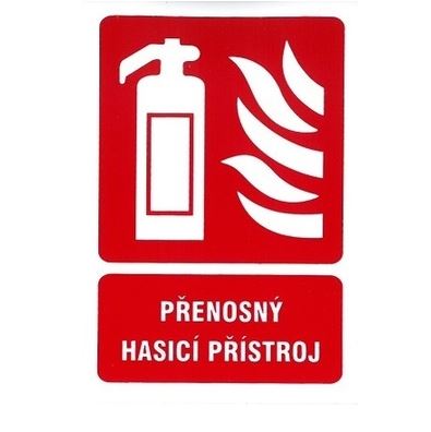 Přenosné hasicí přístroje pro hašení začínajícího požáru